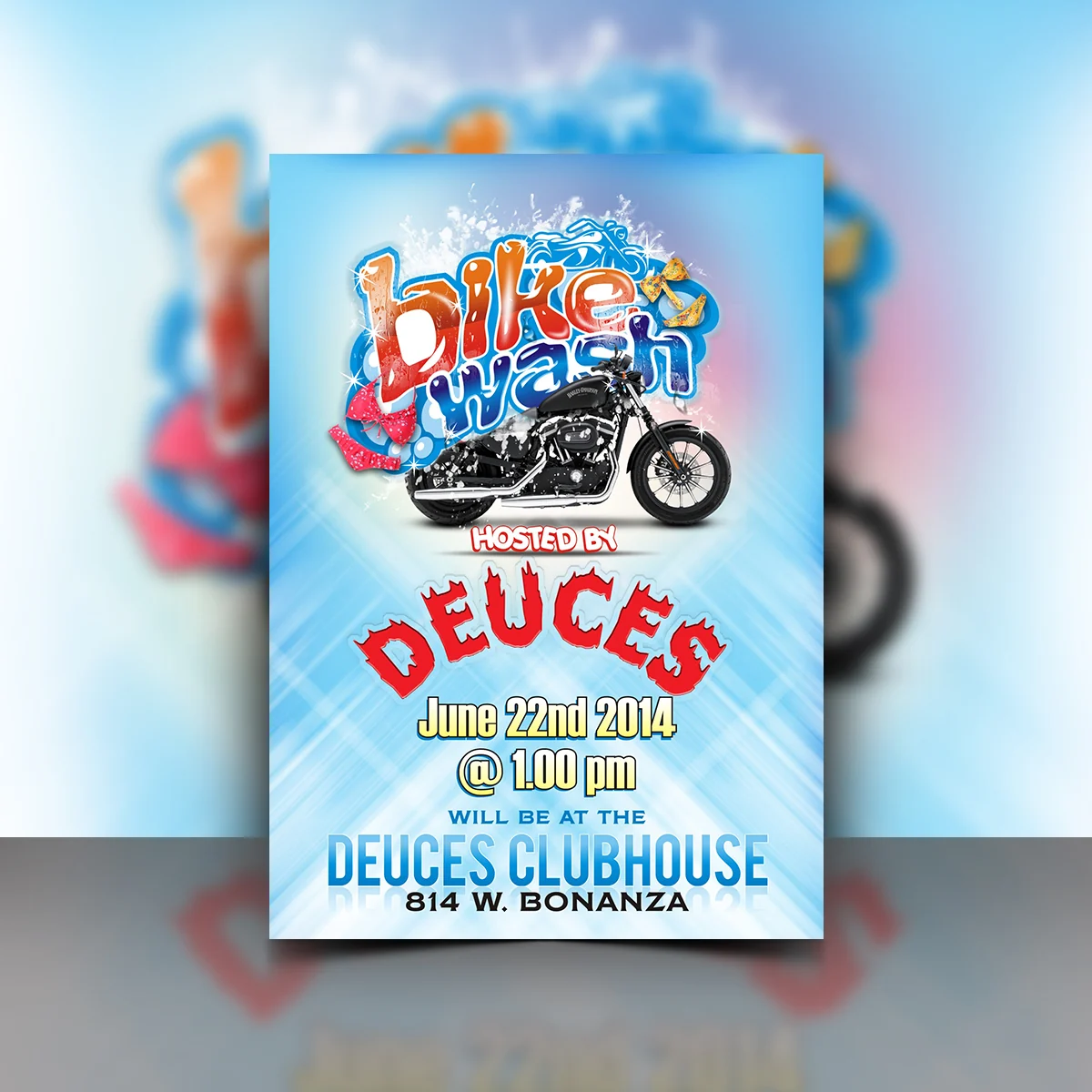Deuces Bike Wash - Flyer by WeAreCreatives