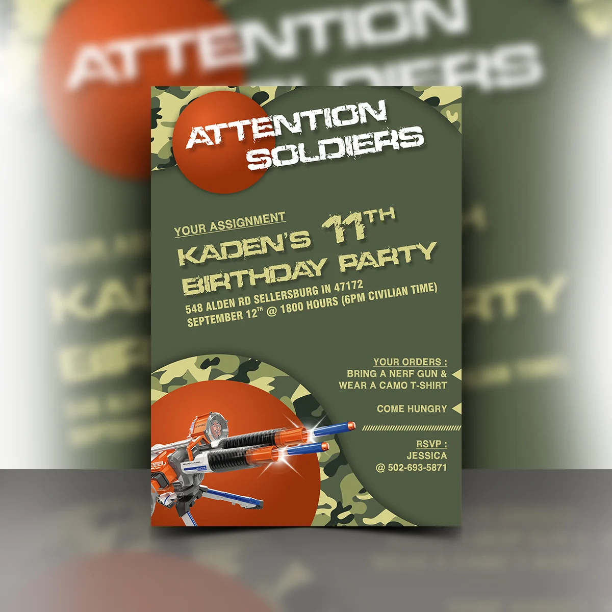 Kaiden’s Birthday Party - Flyer by WeAreCreatives