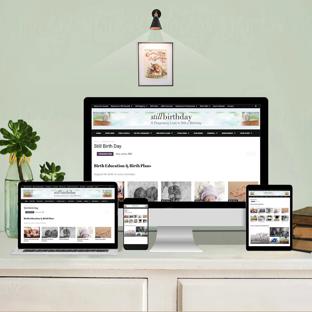 Stillbirthday - Website by WeAreCreatives