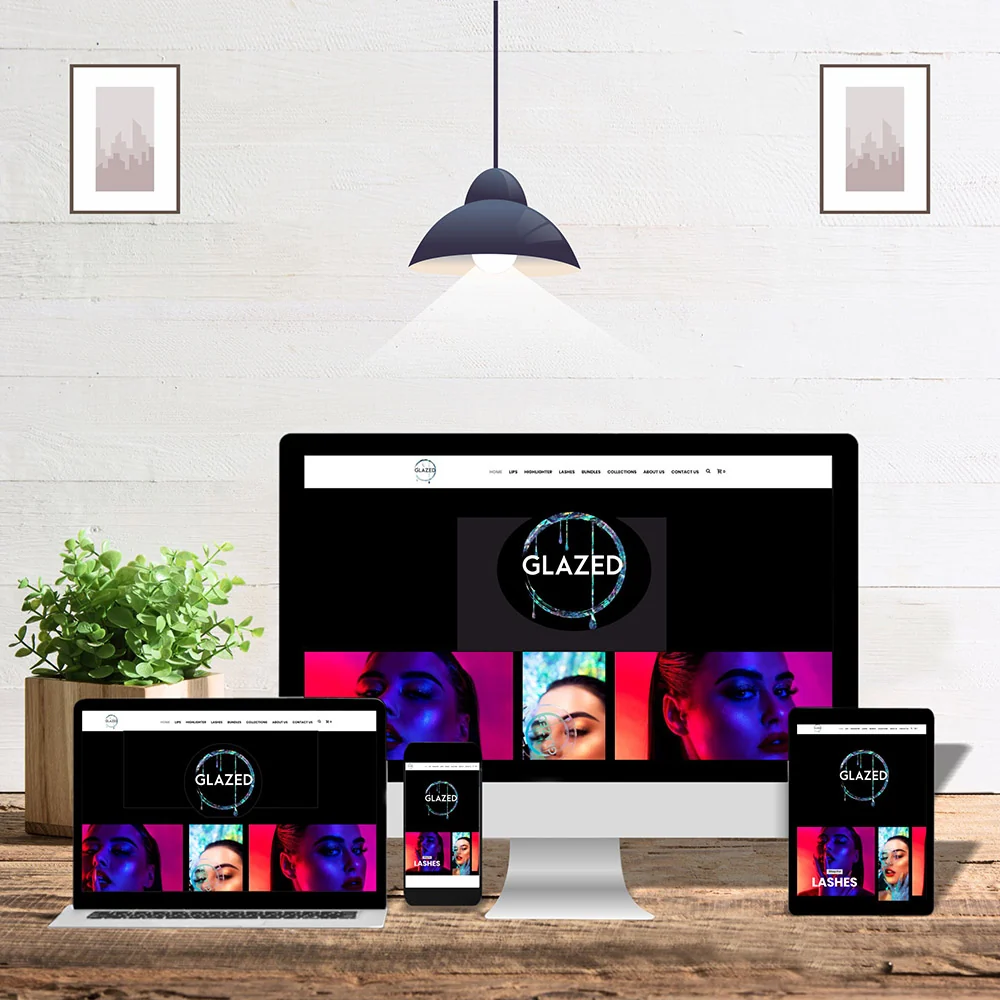 Glazed - Website design
