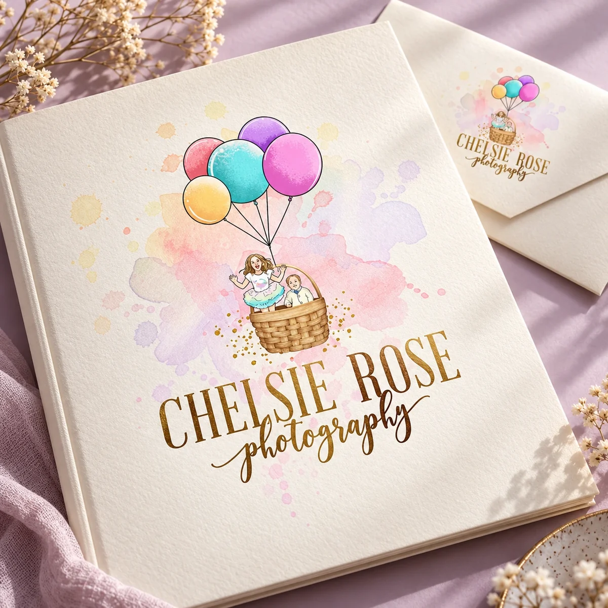 Chelsie Rose Photography - Illustration Logo by WeAreCreatives