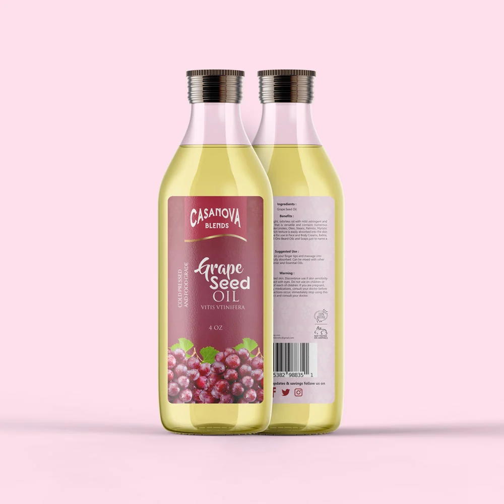 Casanova Blends - Grape Seed Oil - Packaging by WeAreCreatives