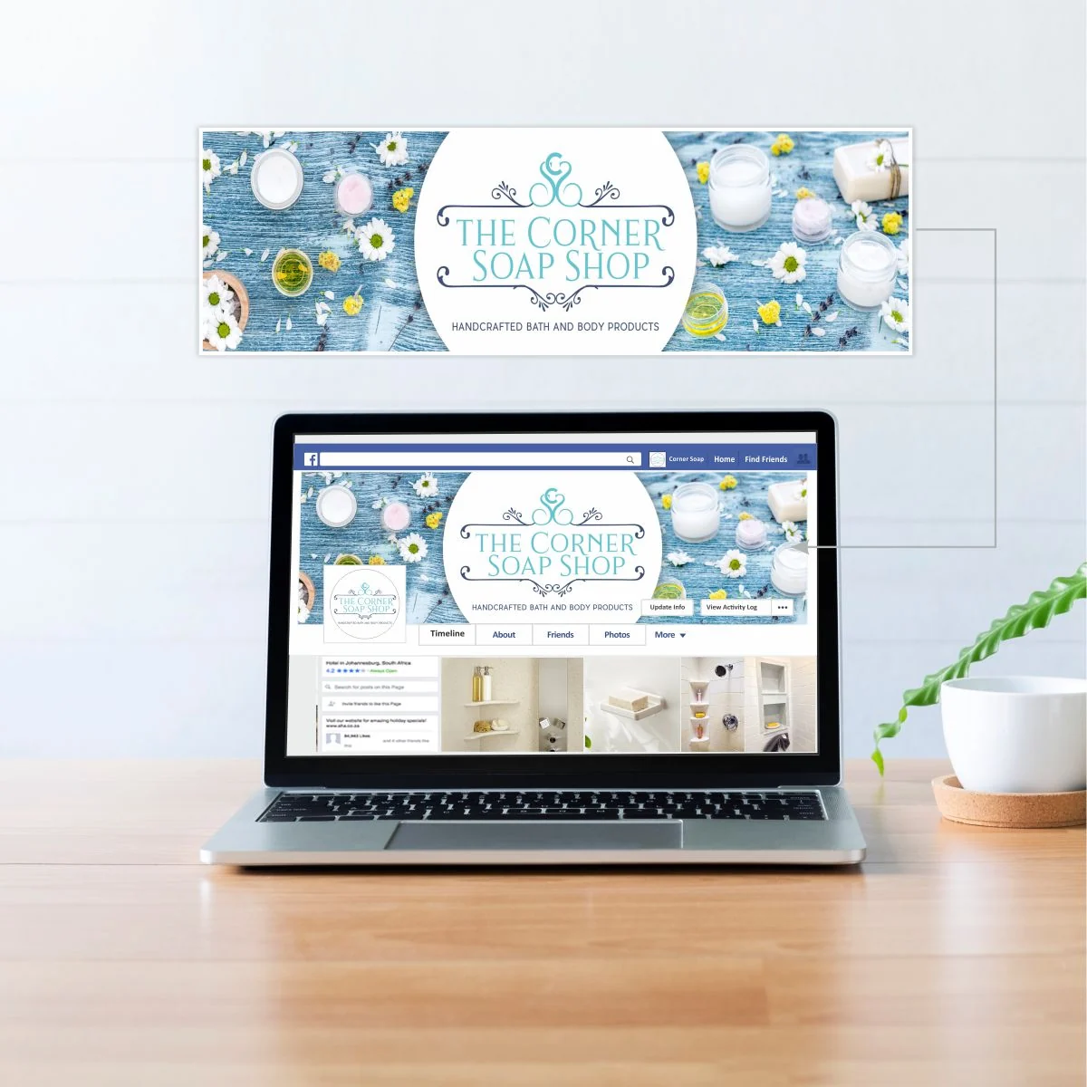 The Corner Soap Shop - Banner Cover by WeAreCreatives