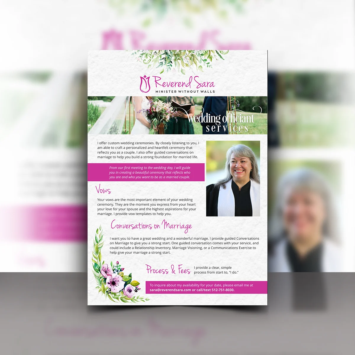 Reverend Sara - Flyer by WeAreCreatives