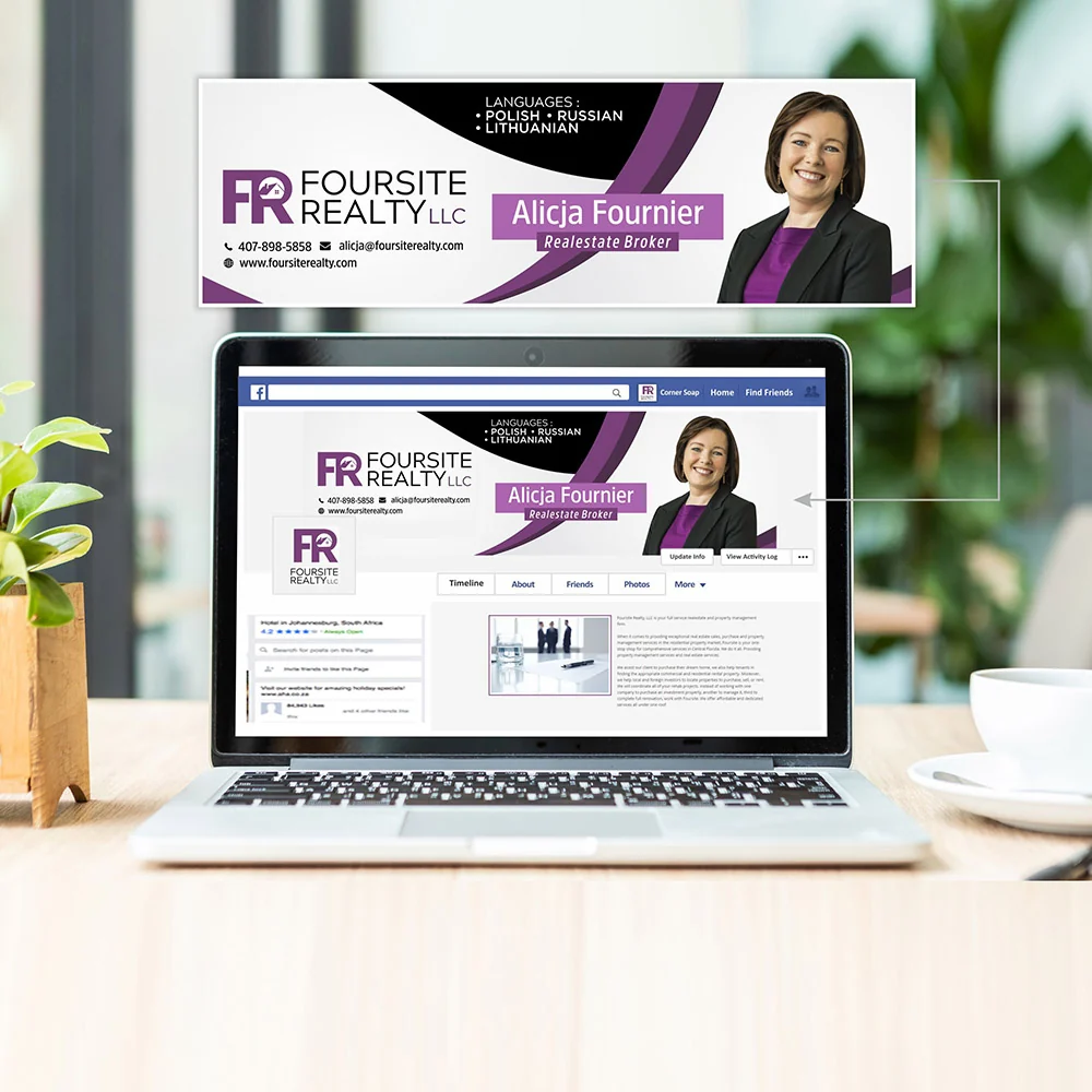 Foursite Realty - Banner Cover by WeAreCreatives
