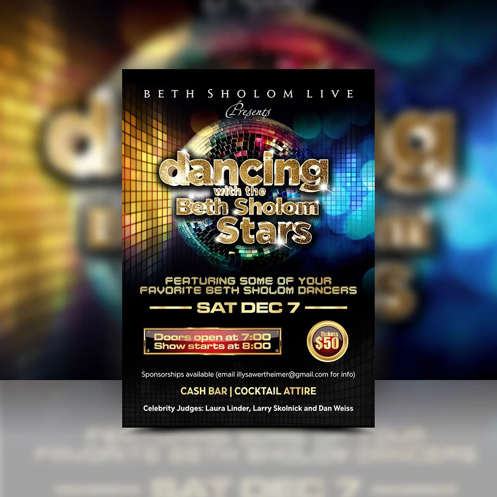 Dancing with the Beth Sholom Stars - Flyer by WeAreCreatives