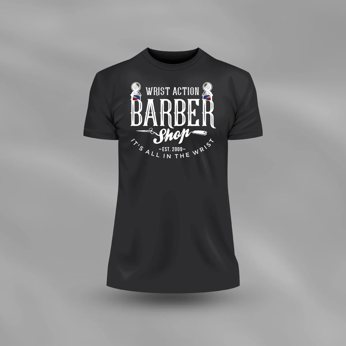 Wrist Action Barber Shop - Tshirt by WeAreCreatives