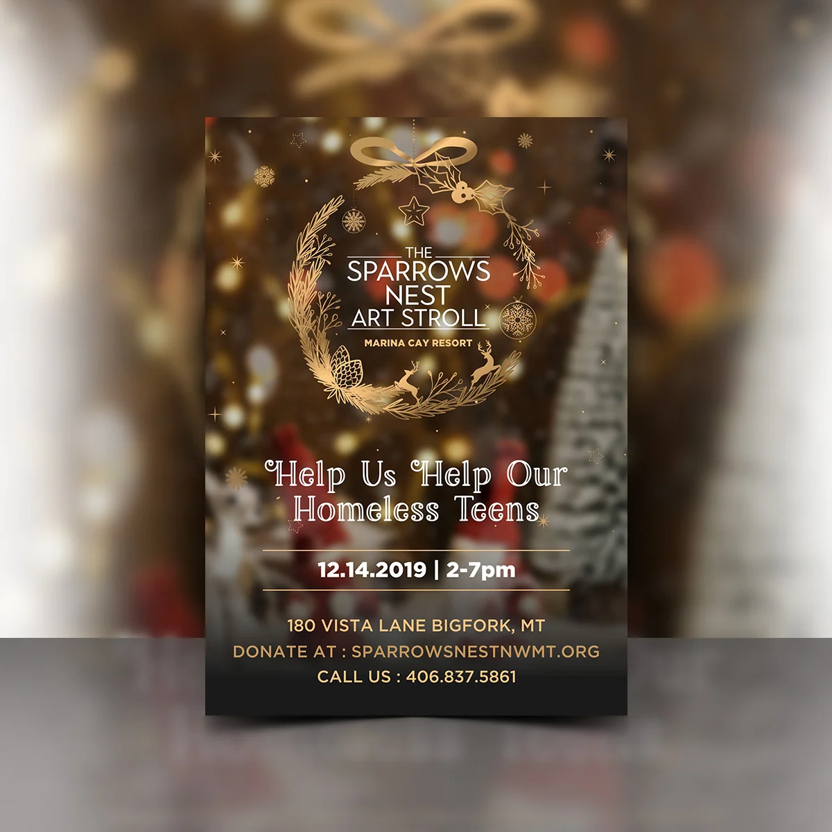 The Sparrow’s Nest Art Stroll - Flyer by WeAreCreatives