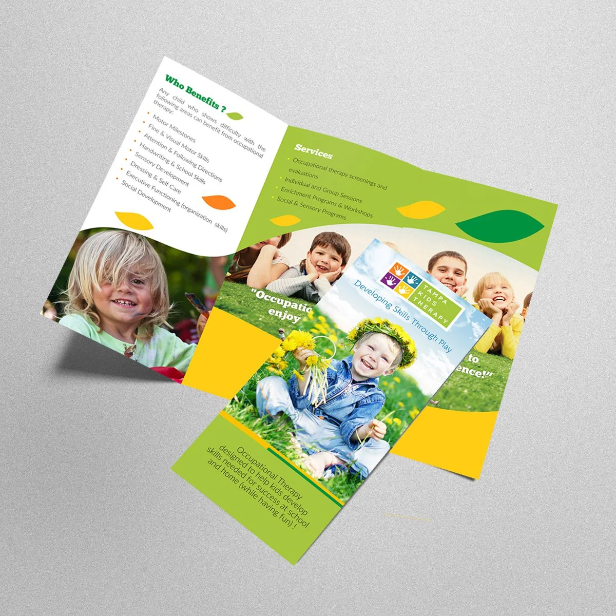Tampa Kids Therapy - Brochure design