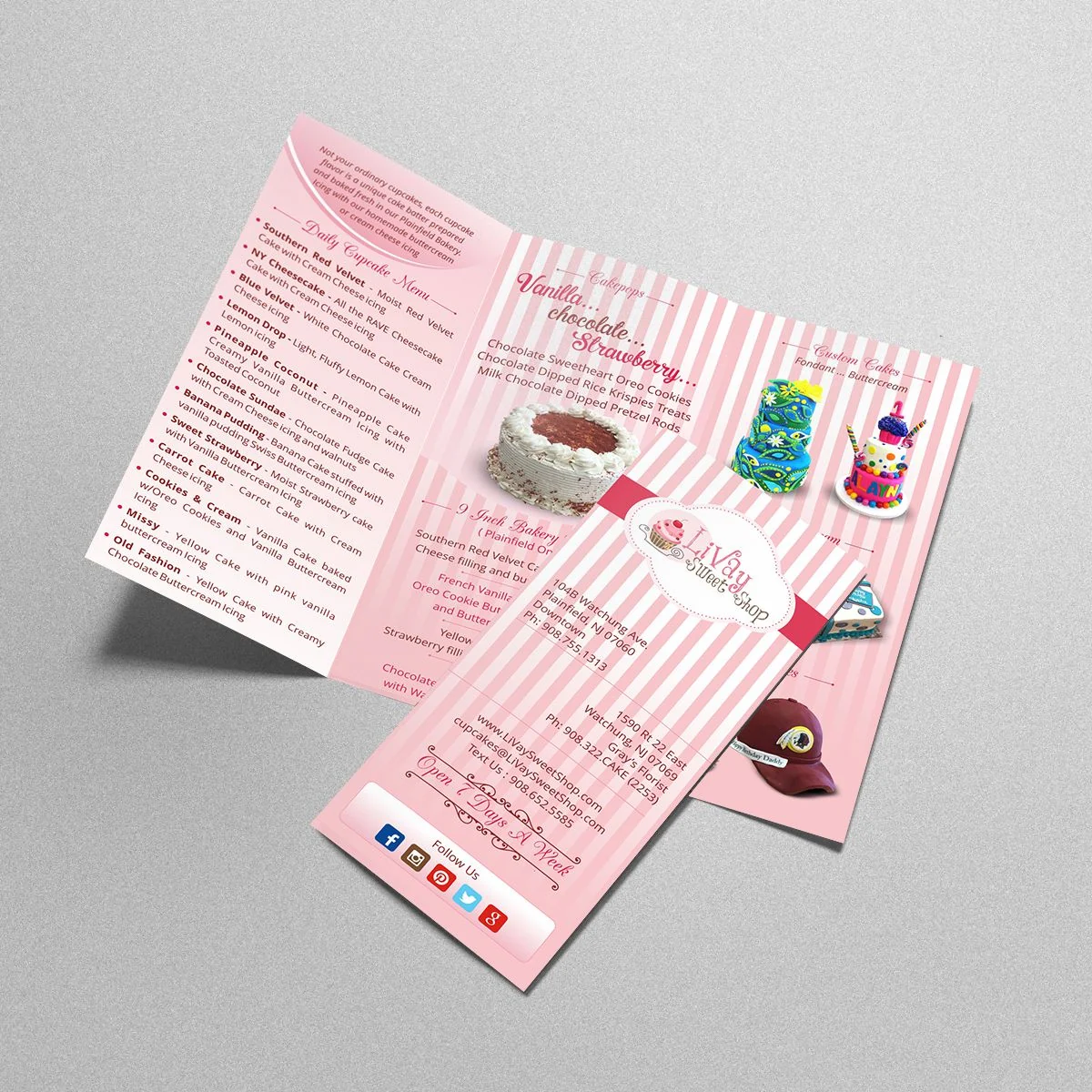 Lil’ Ray Ice Cream Shop - Brochure by WeAreCreatives