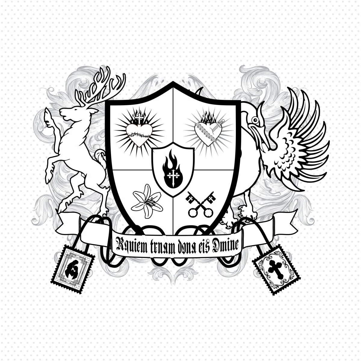 Heraldic Family Crest - Illustration Logo by WeAreCreatives